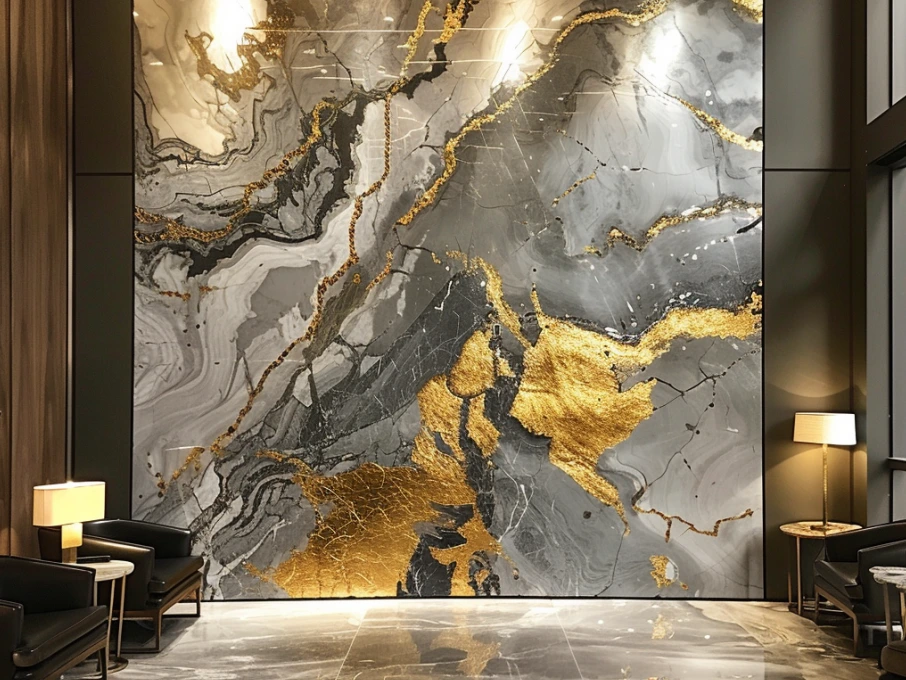 Creating Luxurious Atmospheres with Gilded Pattern Wall Panels