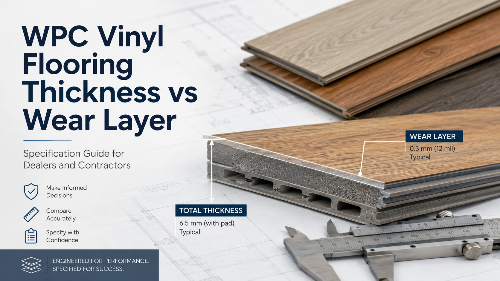 WPC Vinyl Flooring Thickness vs Wear Layer Specification Guide for Dealers and Contractors